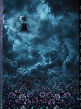 Luna de Catrina - French Terry - Panel 2m